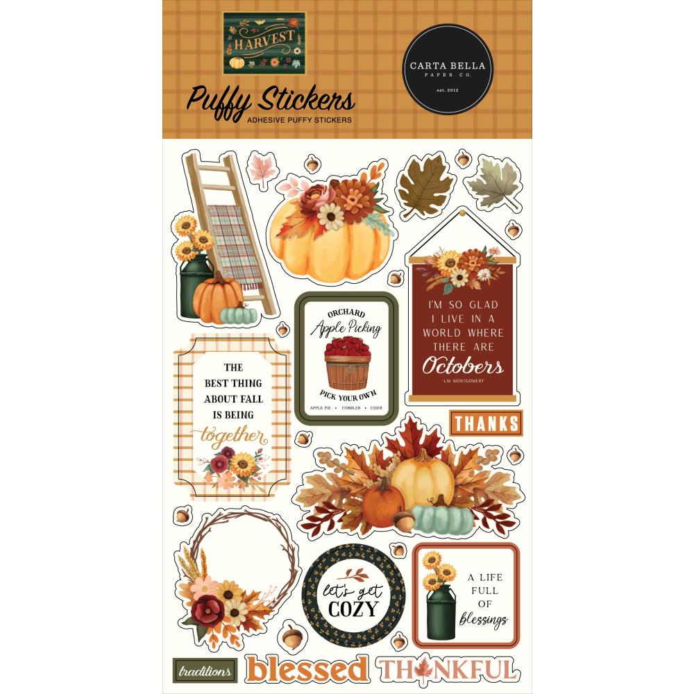 Carta Bella Harvest - Puffy Stickers