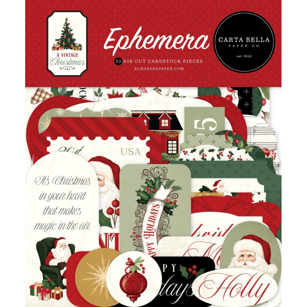 Carta Bella A Vintage Christmas - Ephemera