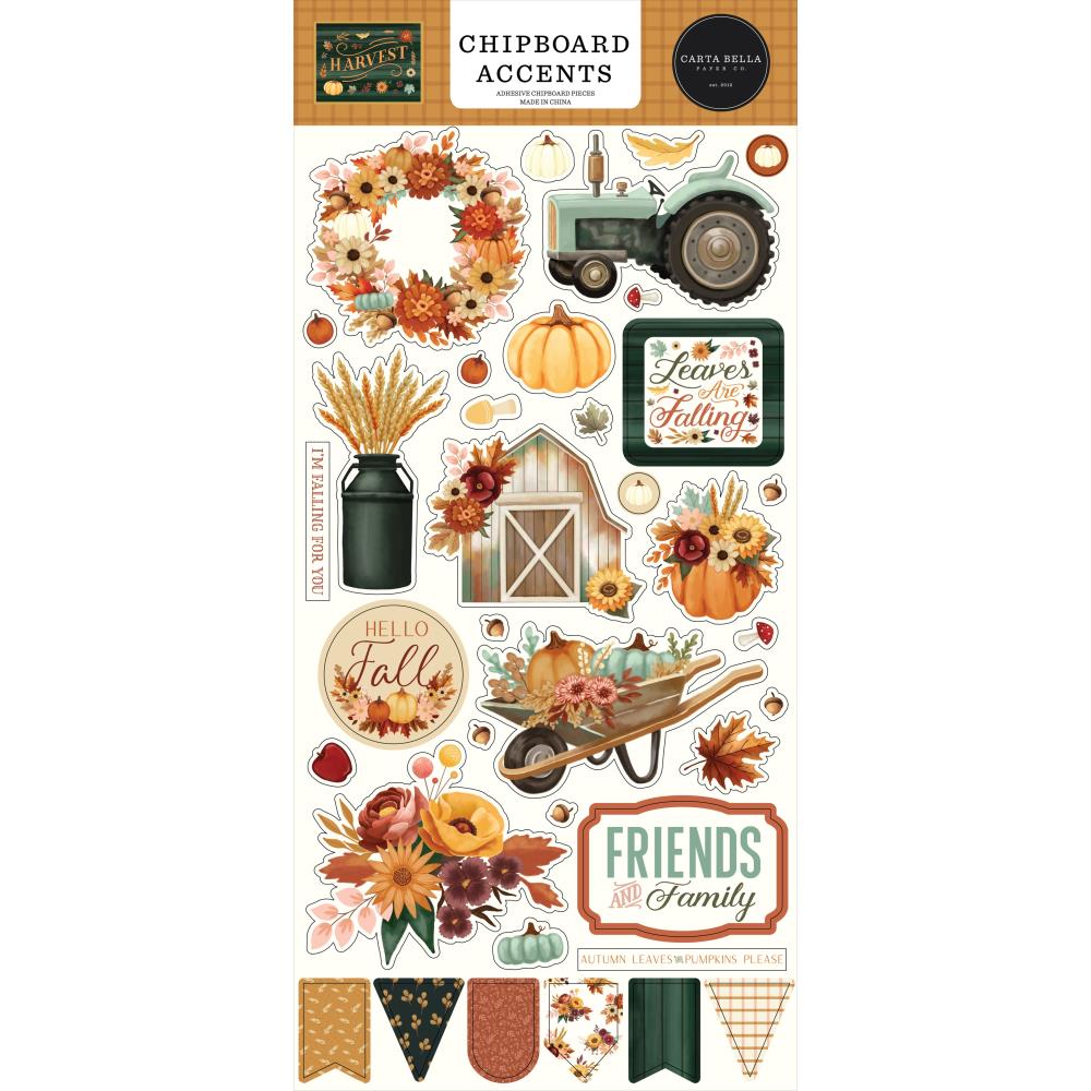 Carta Bella Harvest - Chipboard Accents