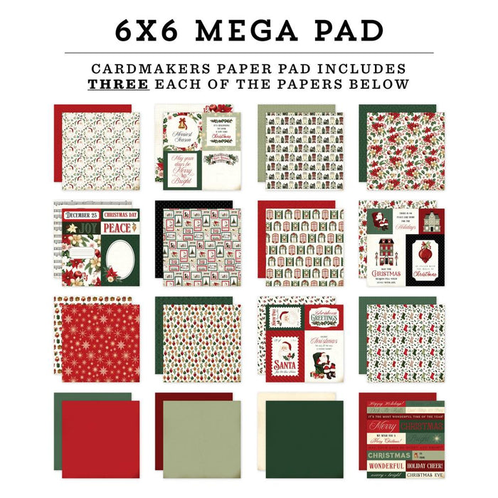 Carta Bella A Vintage Christmas - 6x6 Mega Pad