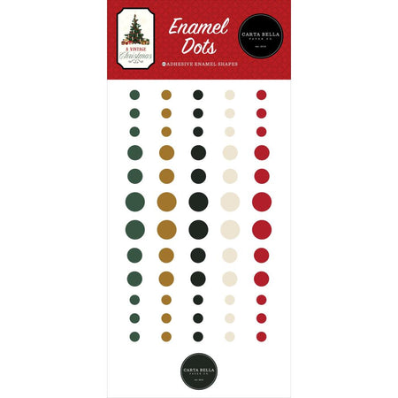 Carta Bella A Vintage Christmas - Enamel Dots