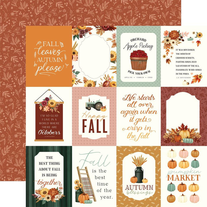 Carta Bella Harvest - 3x4 Journaling Cards