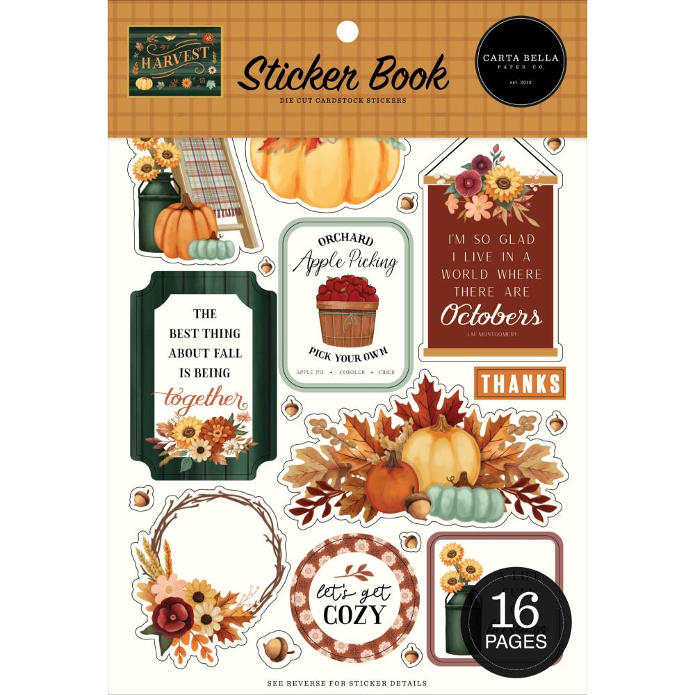 Carta Bella Harvest - Sticker Book