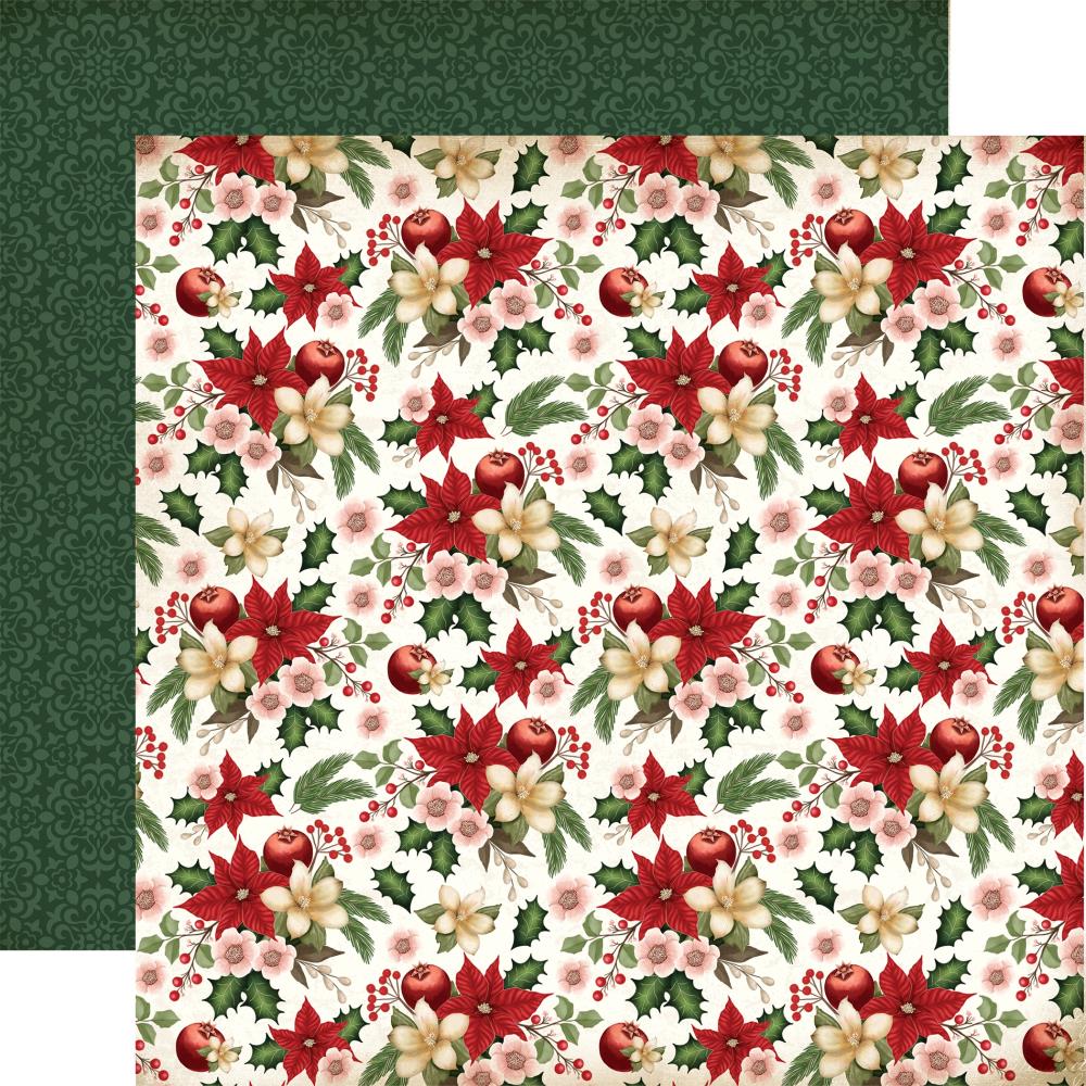 Carta Bella A Vintage Christmas - Holiday Floral