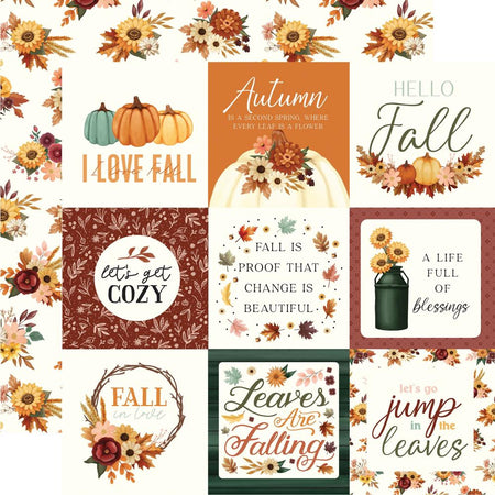 Carta Bella Harvest - 4x4 Journaling Cards