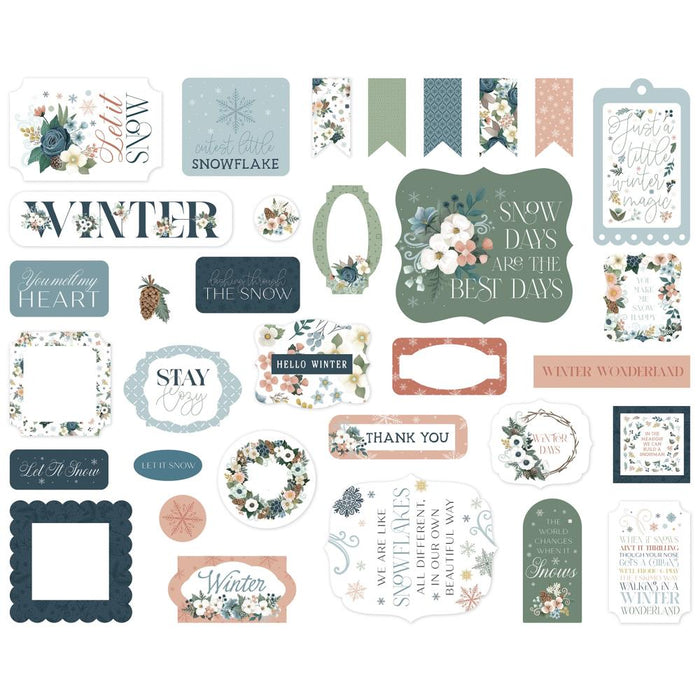 Carta Bella Winter Wonderland - Ephemera Icons