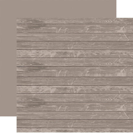 Echo Park Cool Wood Grains - Gray Wood Grain