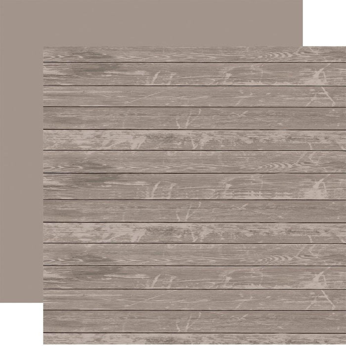 Echo Park Cool Wood Grains - Gray Wood Grain