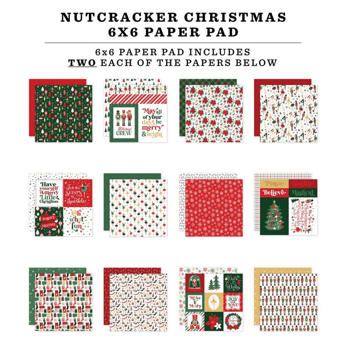 Echo Park Nutcracker Christmas - 6x6 Pad