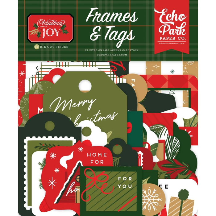 Echo Park Christmas Joy - Ephemera Frames & Tags