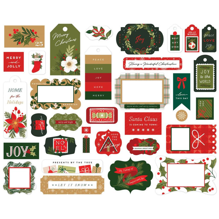 Echo Park Christmas Joy - Ephemera Frames & Tags