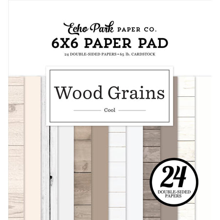 Echo Park Cool Wood Grains - 6x6 Pad