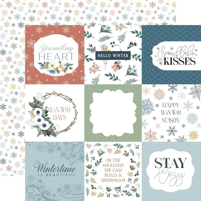 Carta Bella Winter Wonderland - 4x4 Journaling Cards