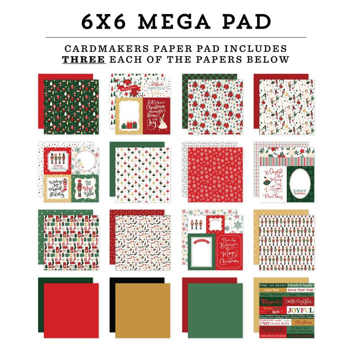 Echo Park Nutcracker Christmas - 6x6 Mega Pad