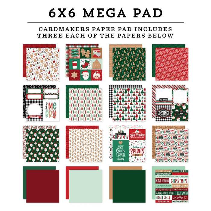 Echo Park Baking Spirits Bright - 6x6 Mega Pad