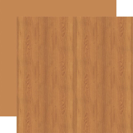 Echo Park Warm Wood Grains - Brown Wood Grain