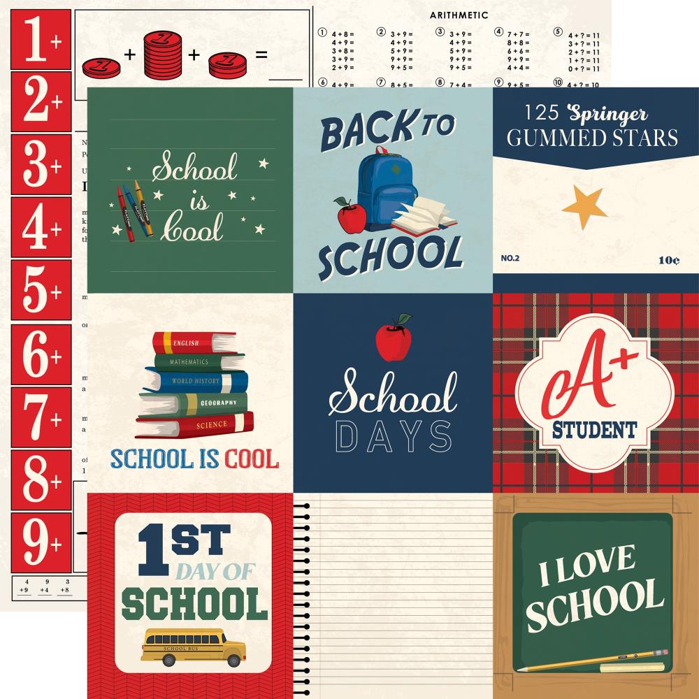 Carta Bella Back To School - 4x4 Journaling Cards