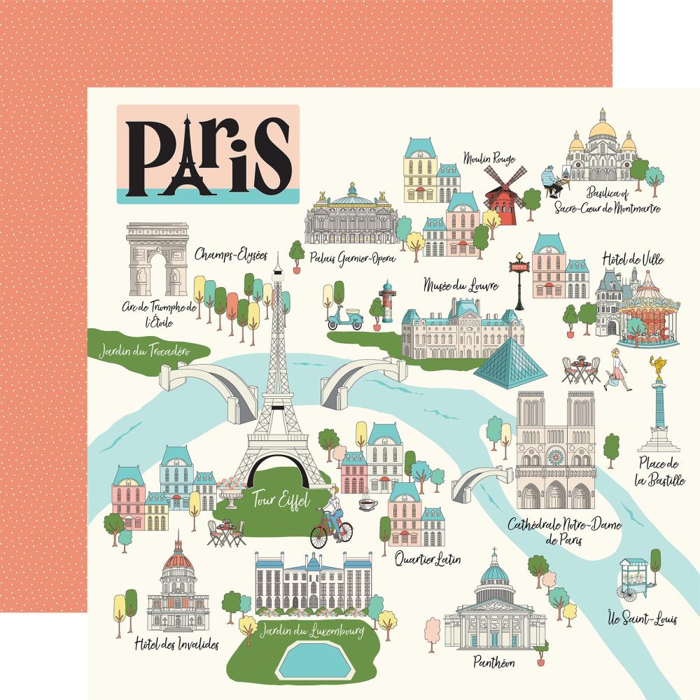 Carta Bella Paris - Paris Map