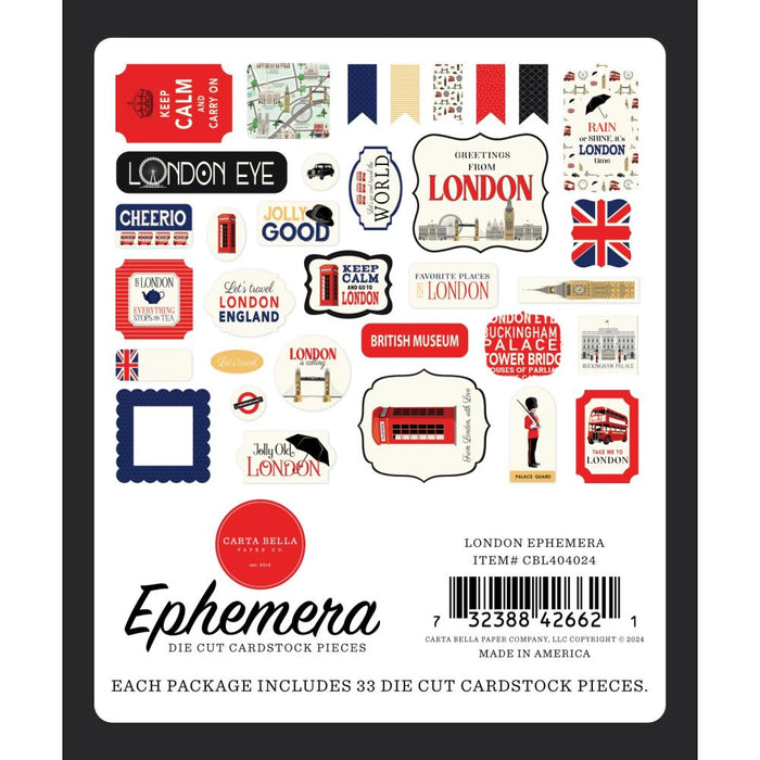 Carta Bella London - Ephemera Icons