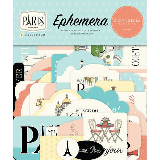 Carta Bella Paris - Ephemera Icons