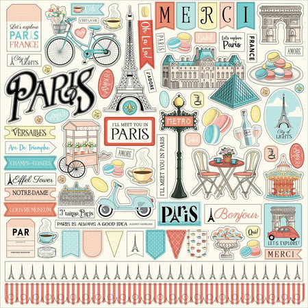 Carta Bella Paris - Element Stickers