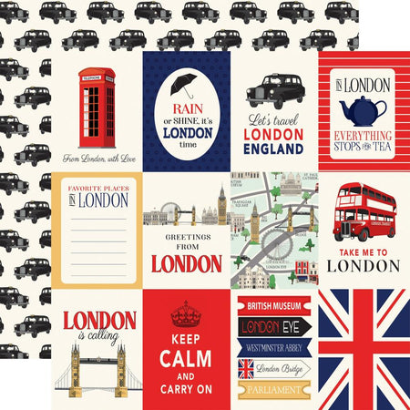 Carta Bella London - 3x4 Journaling Cards