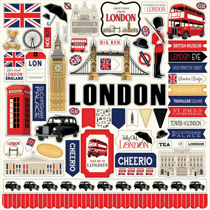 Carta Bella London - Element Stickers