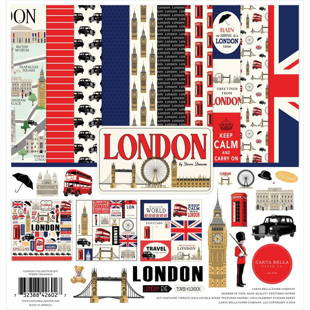 Carta Bella London - 12x12 Collection Kit