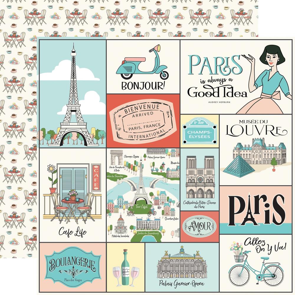 Carta Bella Paris - Paris Journaling Cards