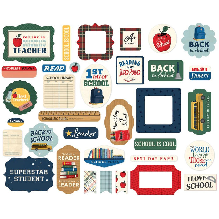 Carta Bella Back To School - Ephemera Icons