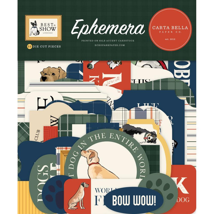 Carta Bella Best In Show - Ephemera Icons