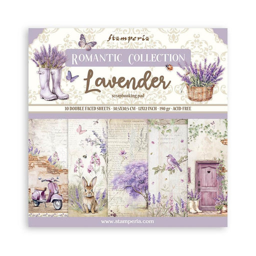 Stamperia Lavender - 12x12 Paper Pack