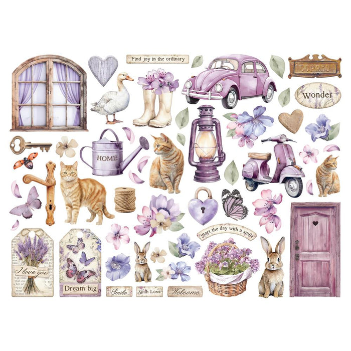 Stamperia Lavender - Die-Cuts