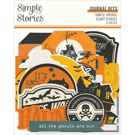 Simple Stories Simple Vintage Scary Stories - Journal Bits & Pieces