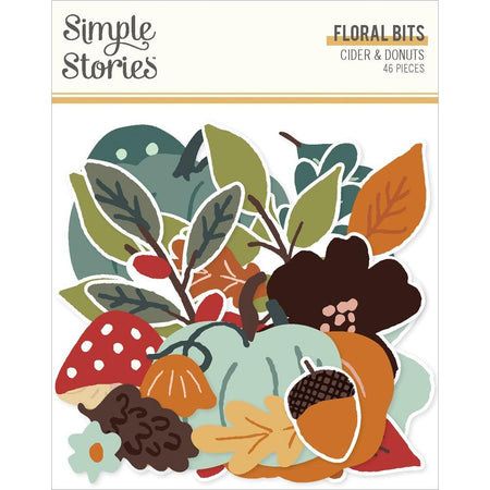 Simple Stories Cider & Donuts - Floral Bits & Pieces