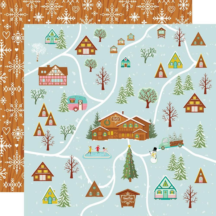 Simple Stories Snow Pine Lodge - Snowflake Wishes