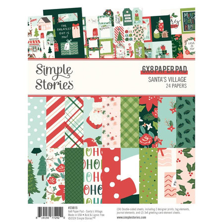 Simple Stories Santa's Village - 6x8 Paper Pad