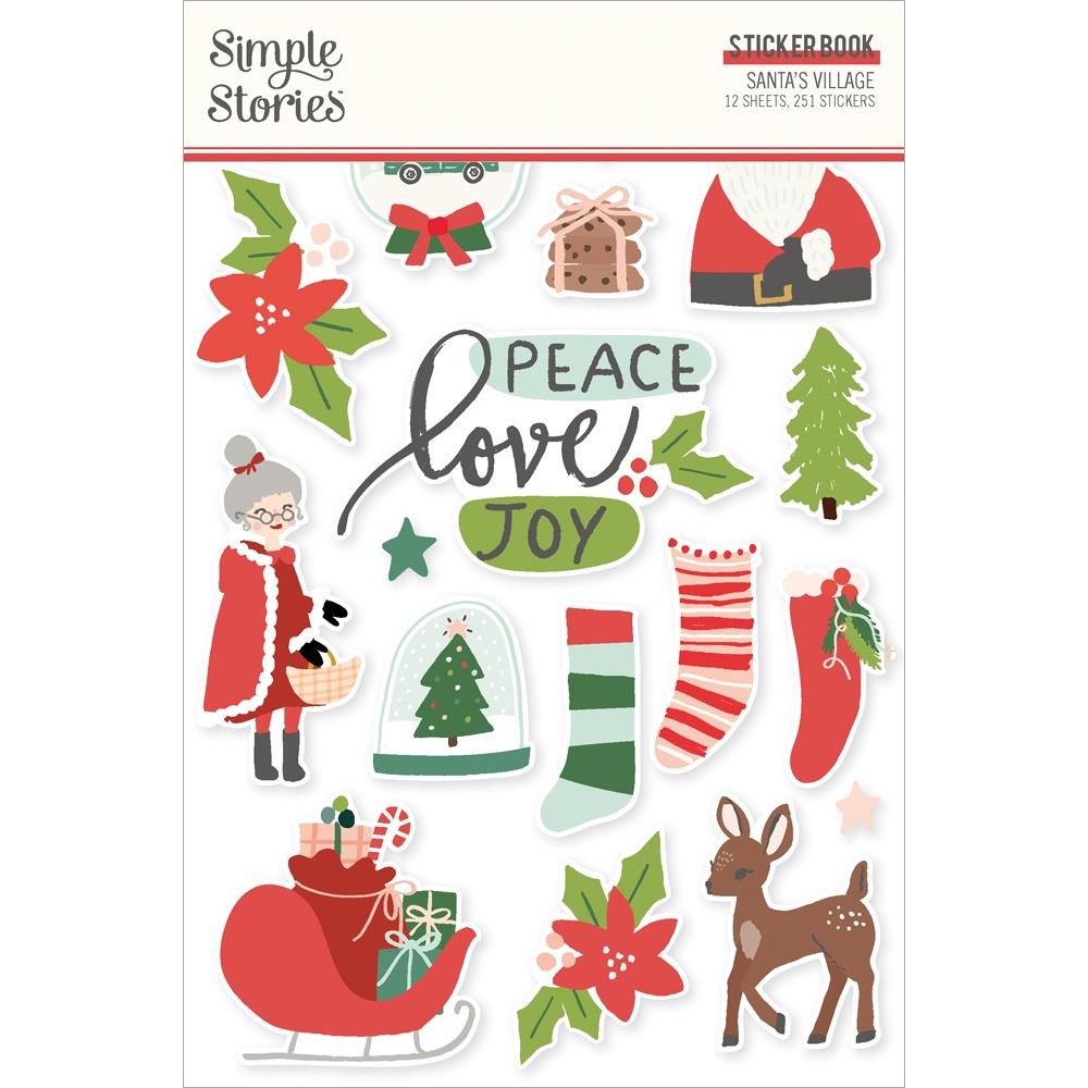 Simple Stories Santa's Village - Sticker Book