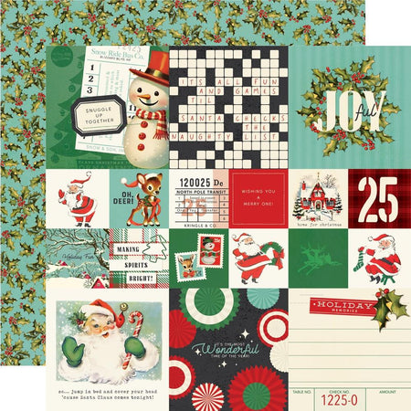 Simple Stories Simple Vintage Holly Jolly - 2x2/4x4 Elements