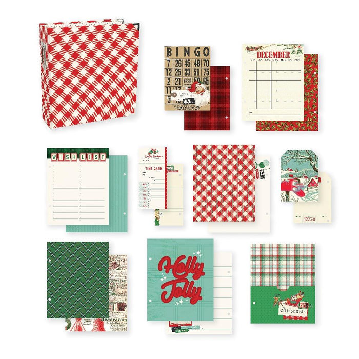 Simple Stories Simple Vintage Holly Jolly - Limited Edition 6x8 Sn@p Binder