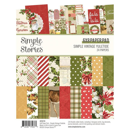 Simple Stories Simple Vintage Yuletide - 6x8 Paper Pad