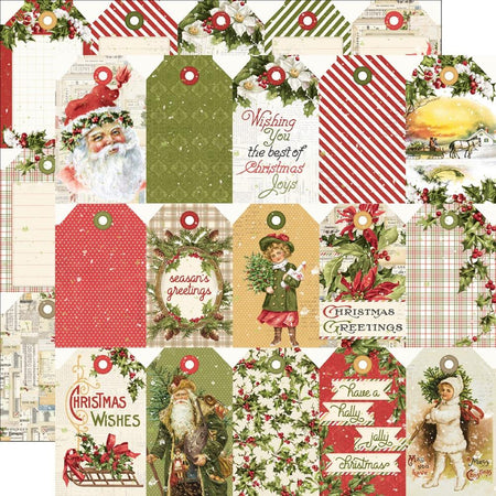 Simple Stories Simple Vintage Yuletide - Tag Elements