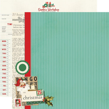 Simple Stories Simple Vintage Holly Jolly - The Nice List