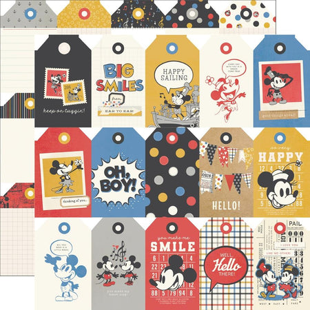 Simple Stories Say Cheese Classic Mouse - Tags Elements