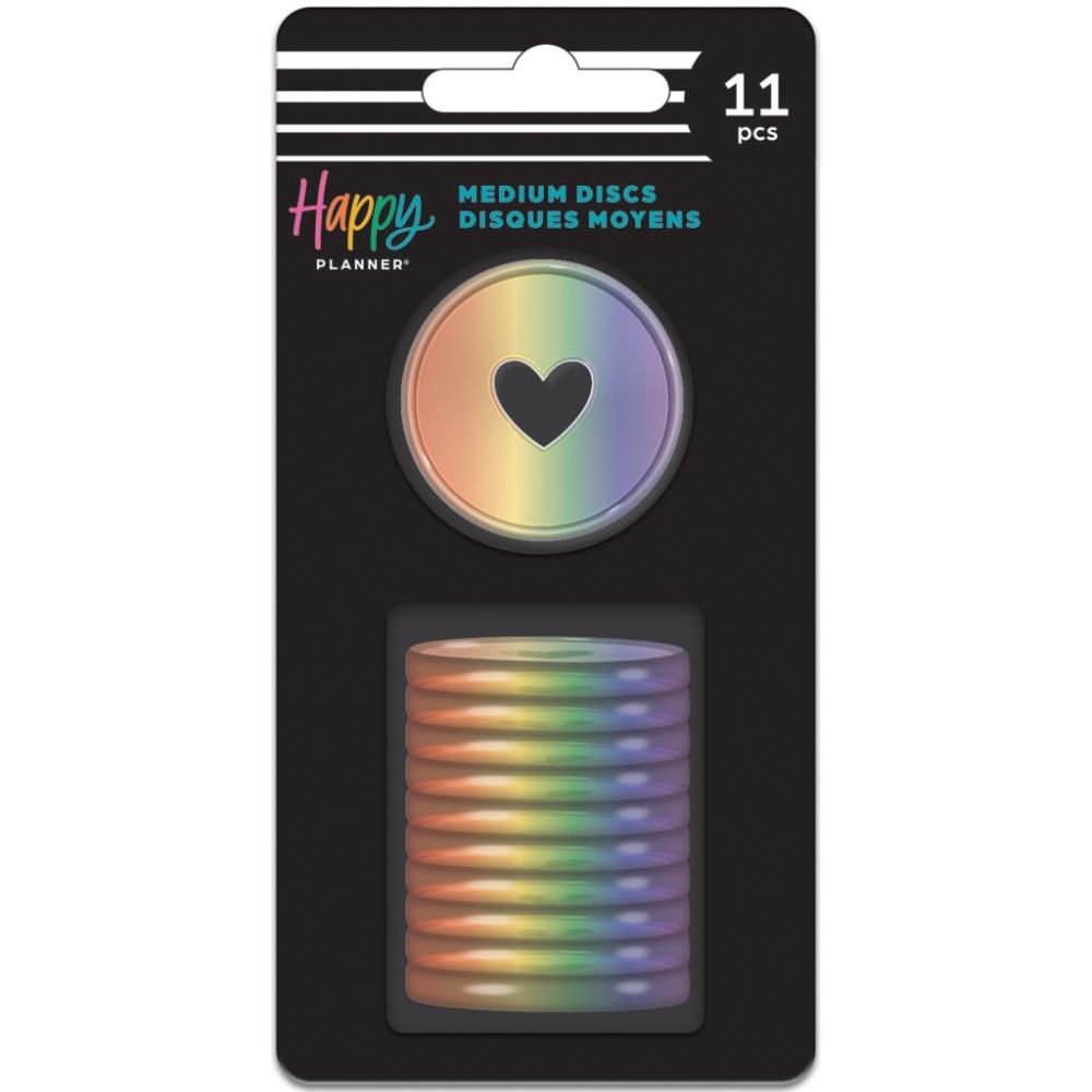 Me & My Big Ideas Happy Planner - Iridescent Medium Plastic Discs