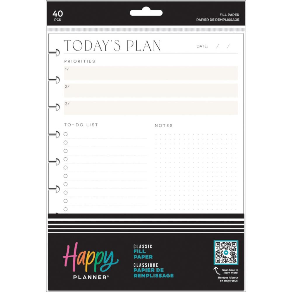 Me & My Big Ideas Happy Planner - Neutral Chic Classic Fill Paper