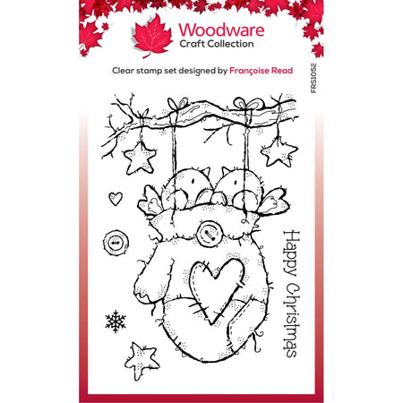 Woodware Clear Stamps - Cozy Robins