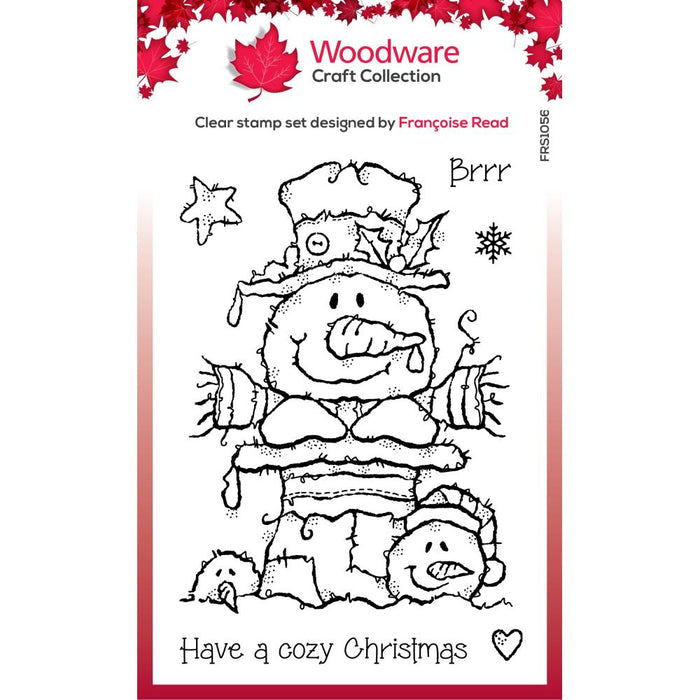 Woodware Clear Stamps - Top Hat Snowman