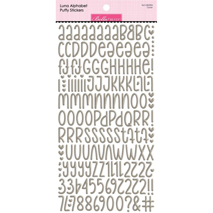 Bella Blvd Luna Alphabet Stickers - Oyster