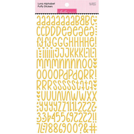 Bella Blvd Luna Alphabet Stickers - Bell Pepper